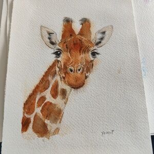 Original artwork watercolor painting